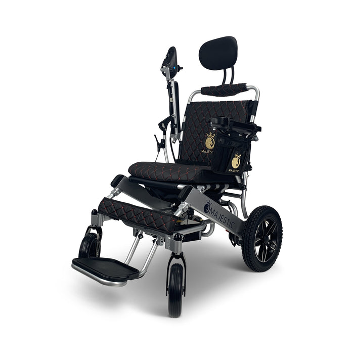 Majestic IQ-8000 20AH li-ion Battery Remote Controlled Lightweight Electric WheelchairSilverBlack20"