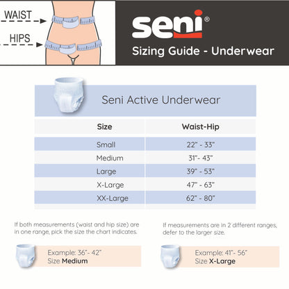SENI ACTIVE CLASSIC PLUS UnderwearSmall