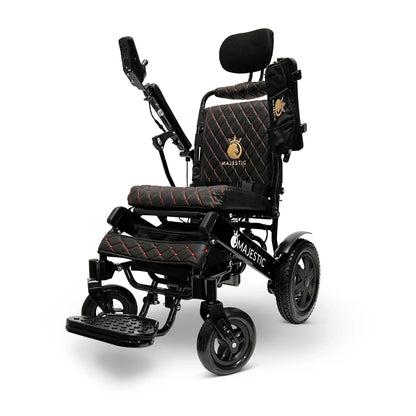 Majestic IQ-9000 Auto Recline Remote Controlled Electric WheelchairBlackBlack17.5"
