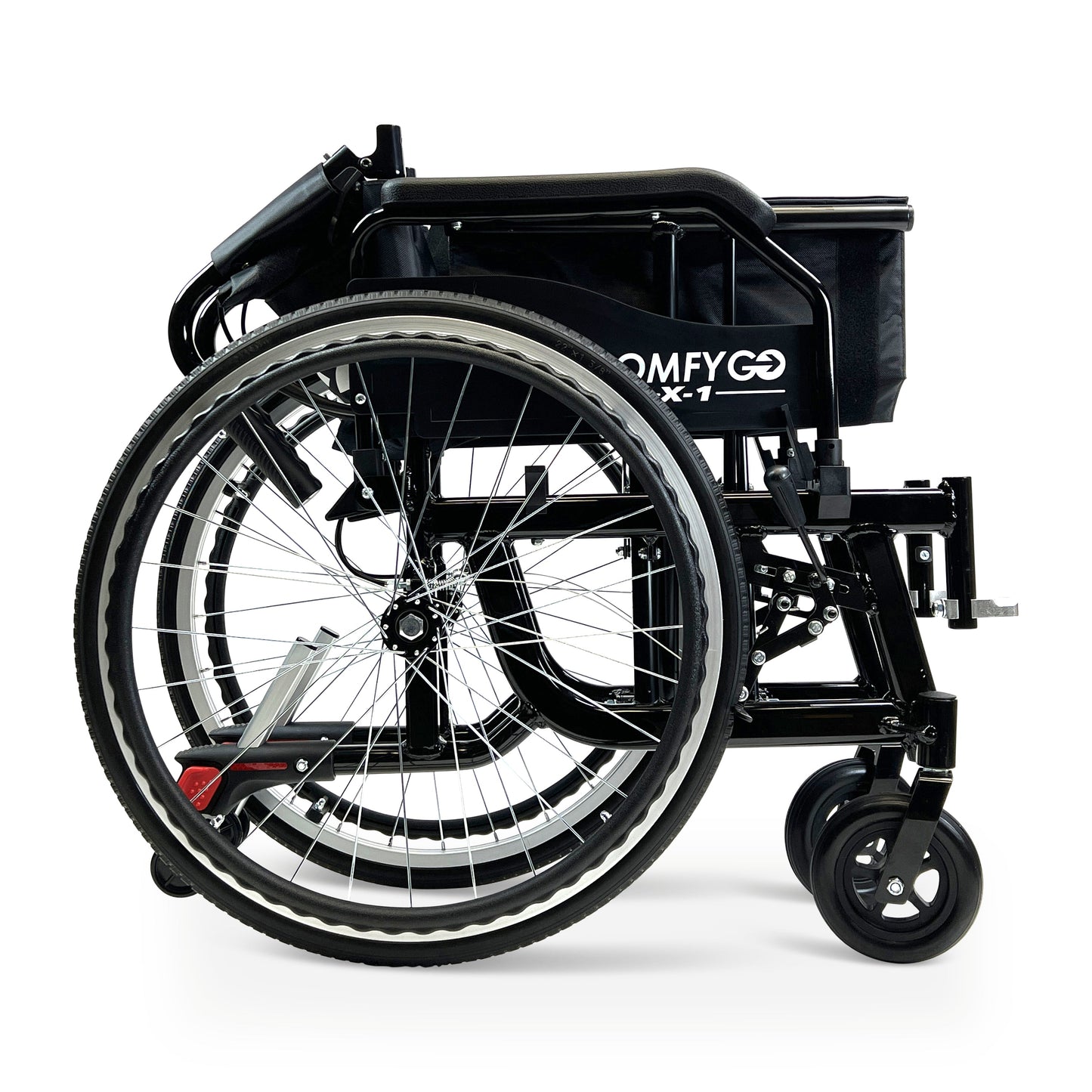 X-1 Lightweight Manual WheelchairBlackStandard