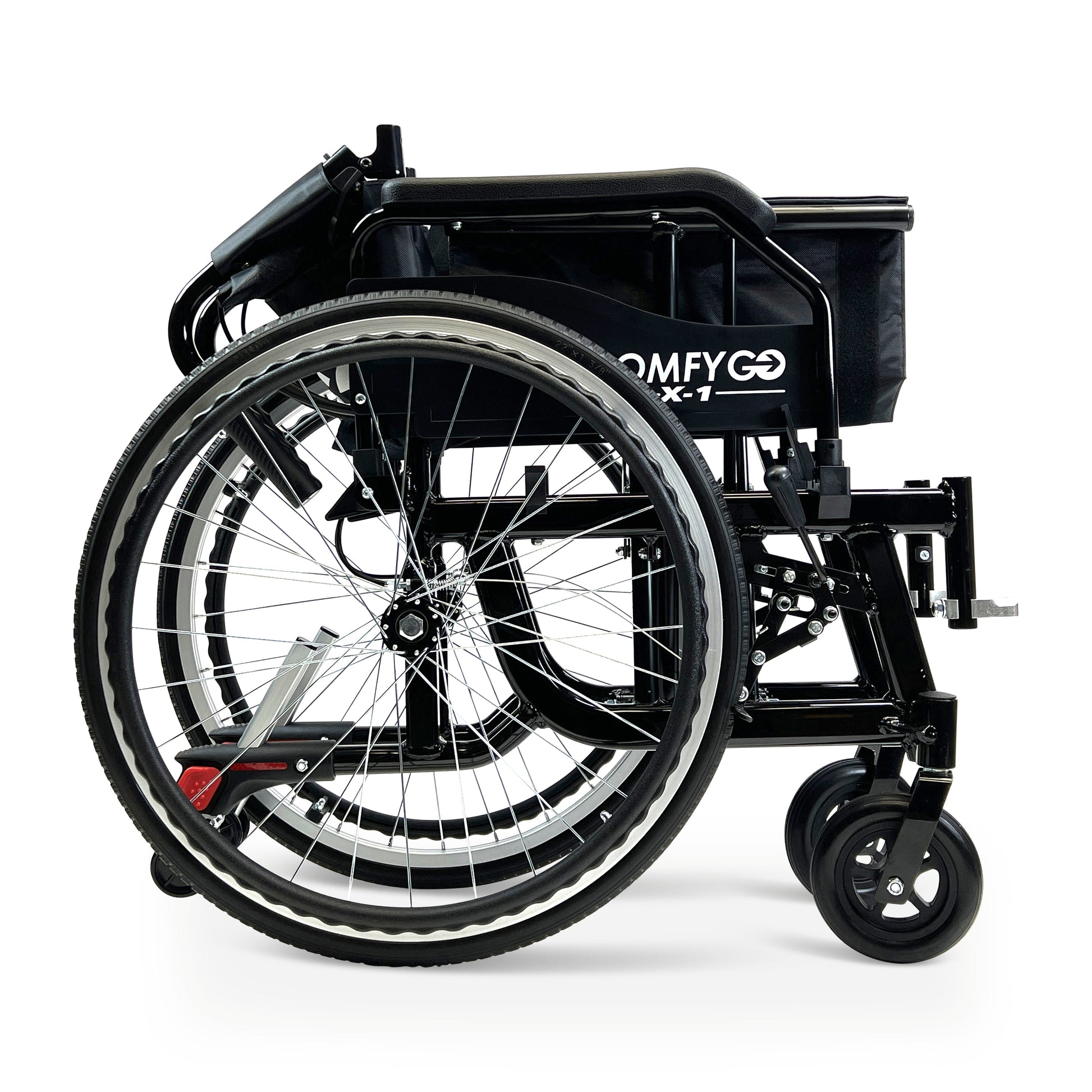 X-1 Lightweight Manual WheelchairBlackStandard