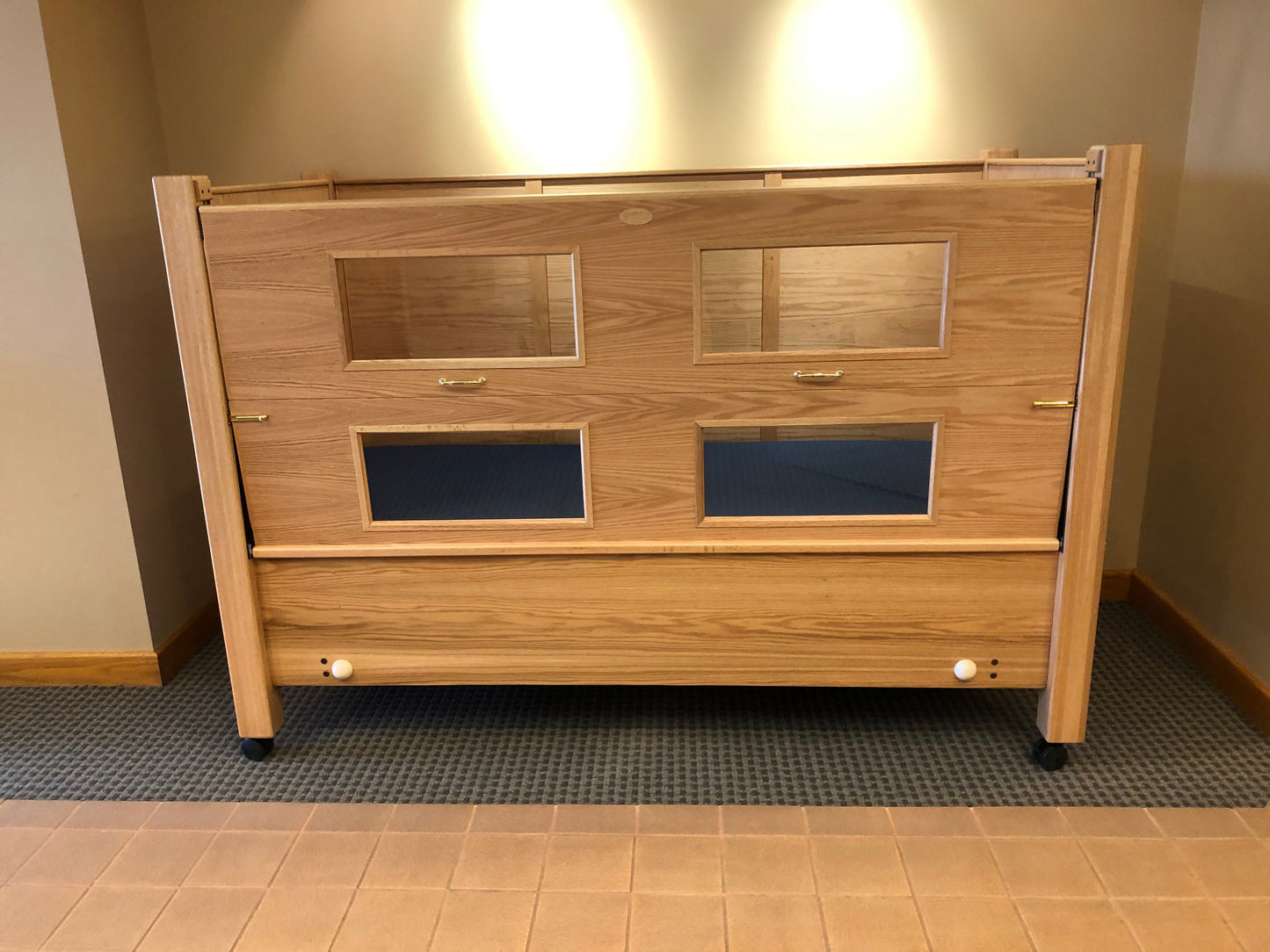 Slumber Series Twin Size Bed with Fixed Height Bunkie BoardHigh Side