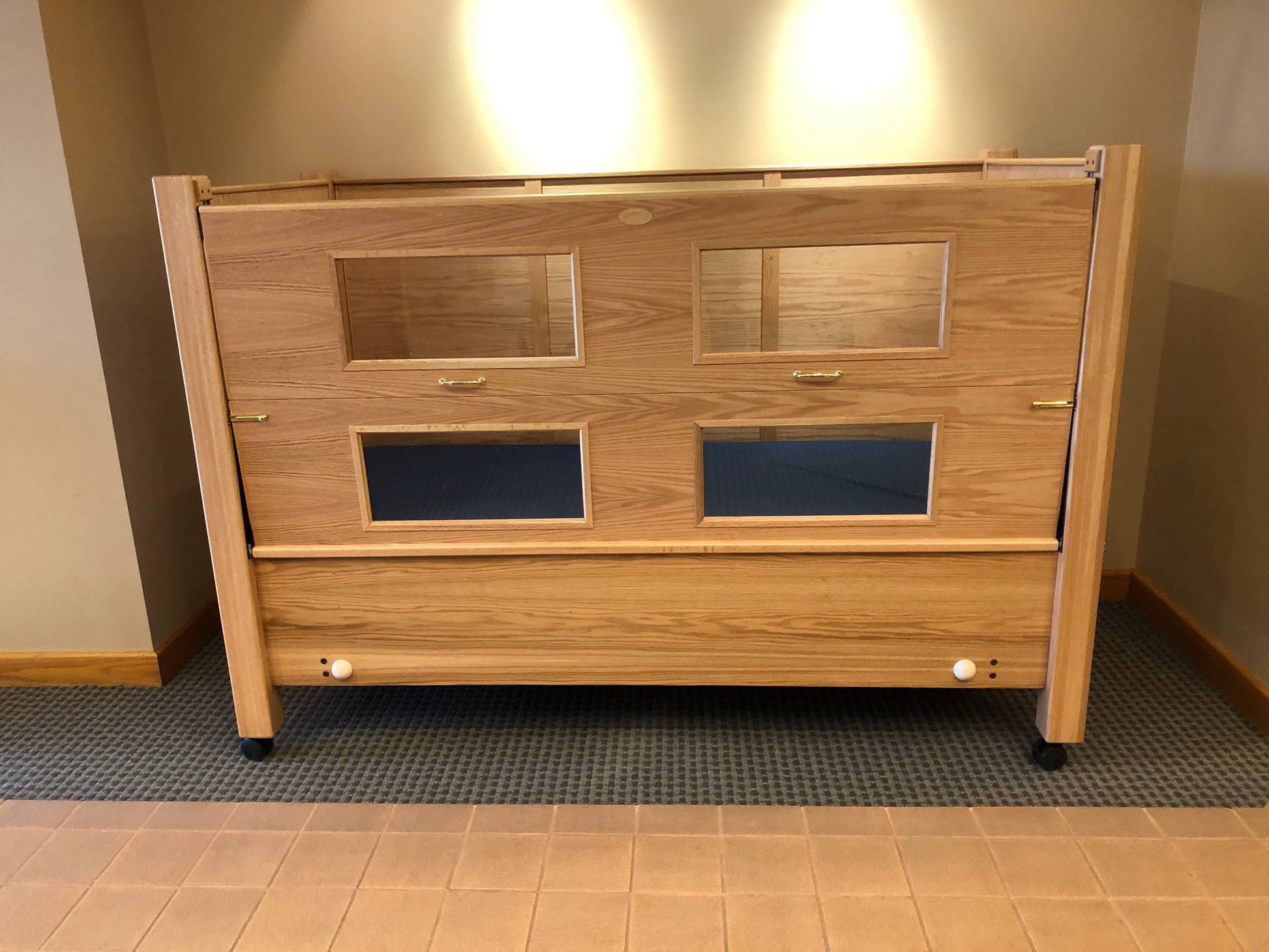 Slumber Series Twin Size Bed with Fixed Height Bunkie BoardHigh Side