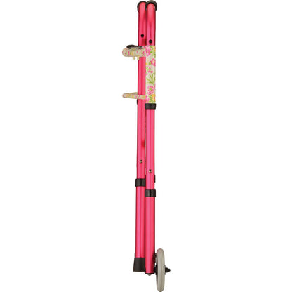 Folding Walker with 5 Inch WheelsPink