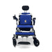 Majestic IQ-8000 20AH li-ion Battery Auto Recline Remote Controlled Electric WheelchairSilverBlue17.5"
