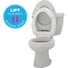 8346-Retail Elongated Hinged Toilet Seat Riser