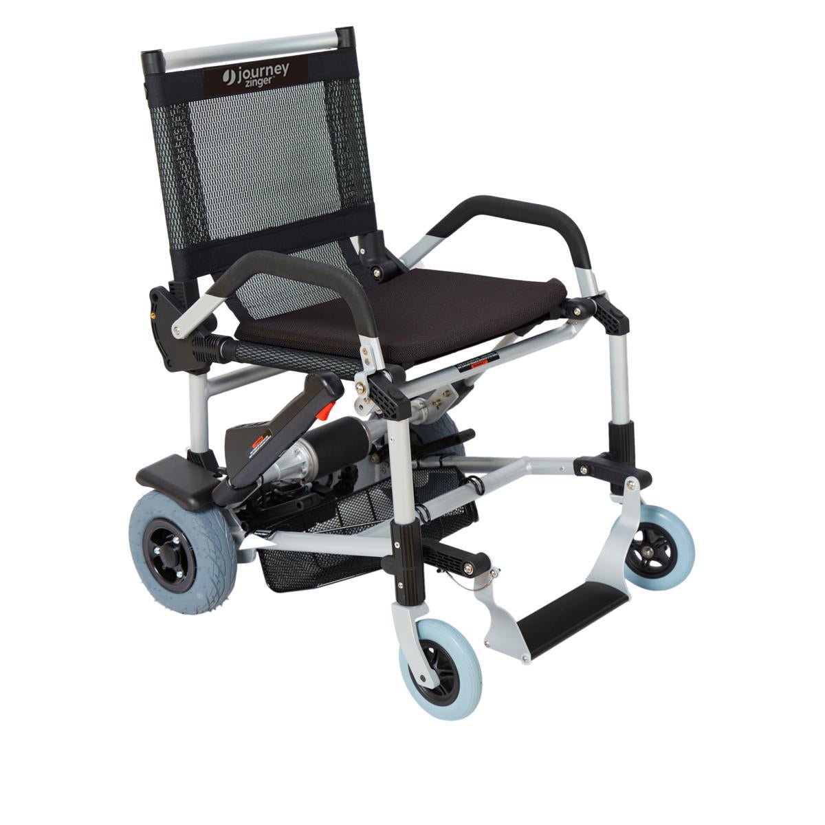 Zinger Folding Power Chair Two-Handed ControlBlack