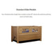 Slumber Series Twin Size Bed with Fixed Height Bunkie Board and Manual Adjustable HeadStandard Side