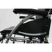 S-Ergo 115 Ergonomic Transport Wheelchair with Wire Break and Swing Away Footrest Silver16"