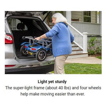 So Lite Folding Power ScooterRed