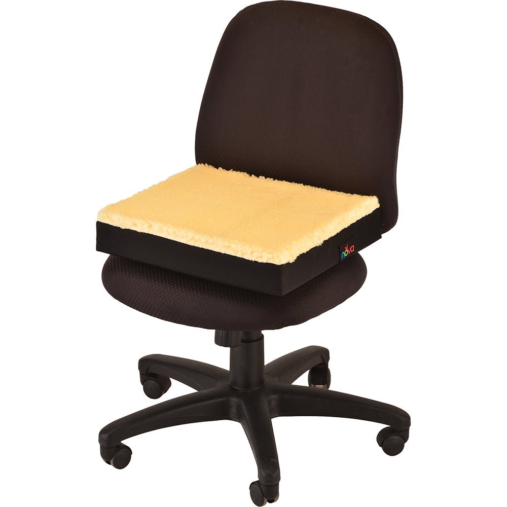 Gel Foam Seat Cushion with Fleece Top