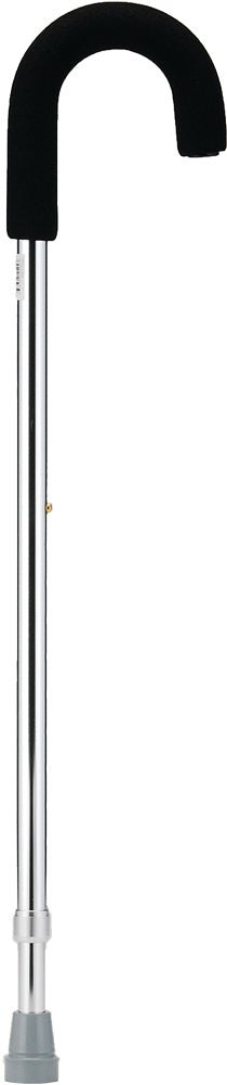 Curved Handle CaneSilver