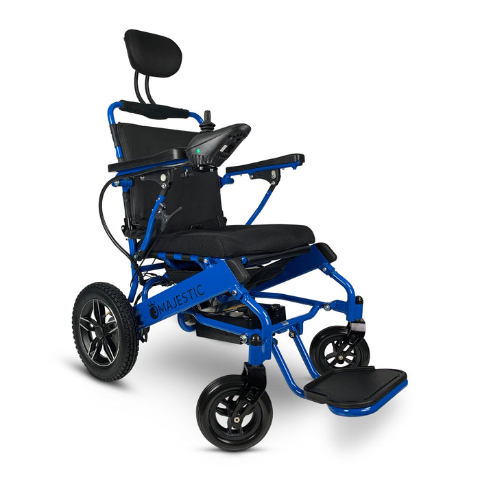 Majestic IQ-8000 20AH li-ion Battery Auto Recline Remote Controlled Electric WheelchairSilverStandard17.5"