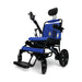 Majestic IQ-8000 12AH li-ion Battery Auto Recline Remote Controlled Electric WheelchairBlackBlue17.5"
