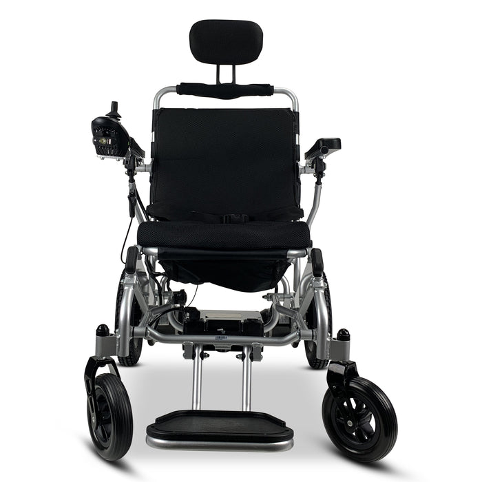 Majestic IQ-8000 12AH li-ion Battery Remote Controlled Lightweight Electric WheelchairSilverStandard17.5"