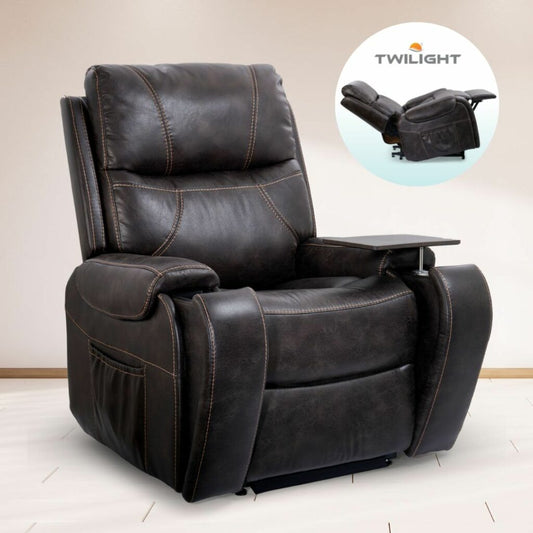 Titan with Twilight Medium Lift Chair ReclinerFabric - Graphite (SGR)