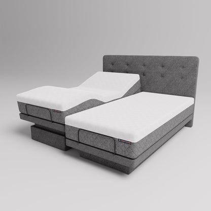 Dawn House Split King BedBase + MattressWith HeadboardSlate