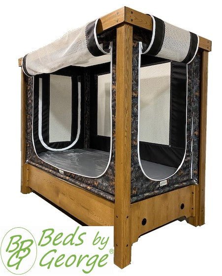 Haven Series Twin Size Bed with Fixed Height and Manual Adjustable Head and Foot