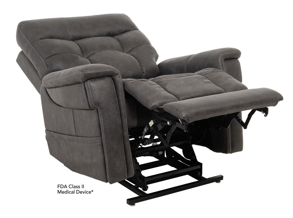 VivaLift! Radiance PLR-3955PW Petite Wide Lift Chair (FDA Class II Medical Device)Canyon Steel