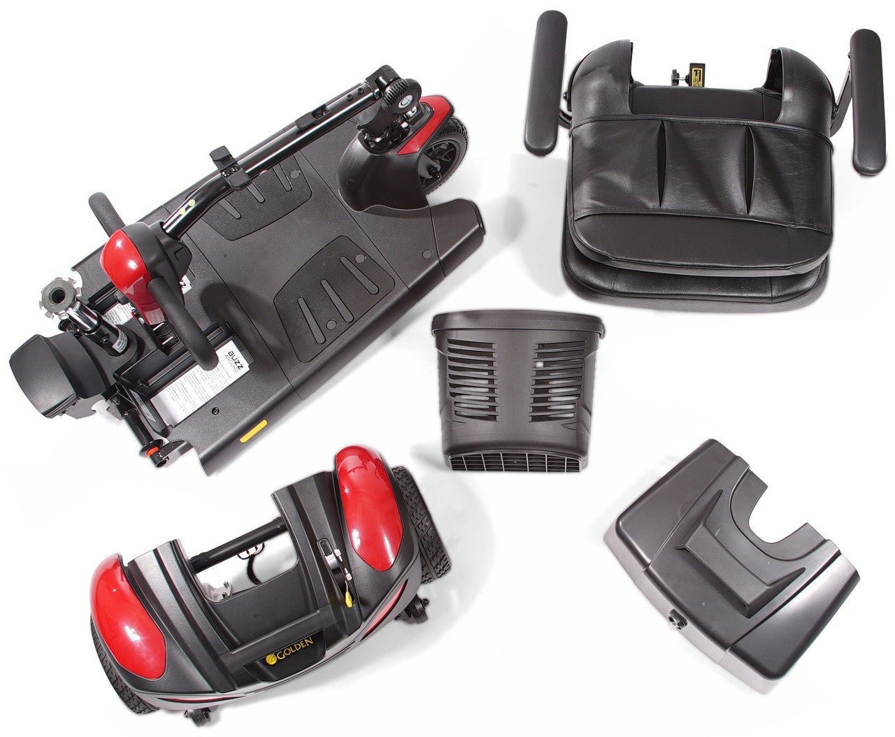 GB107A BuzzAround LT 3 Wheel Mobility Scooter