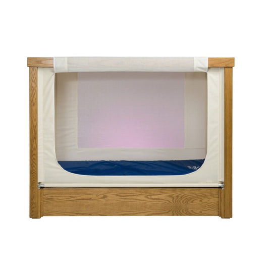 Haven Series Full Size Bed with Fixed Height Bunkie Board and Manual Adjustable Head