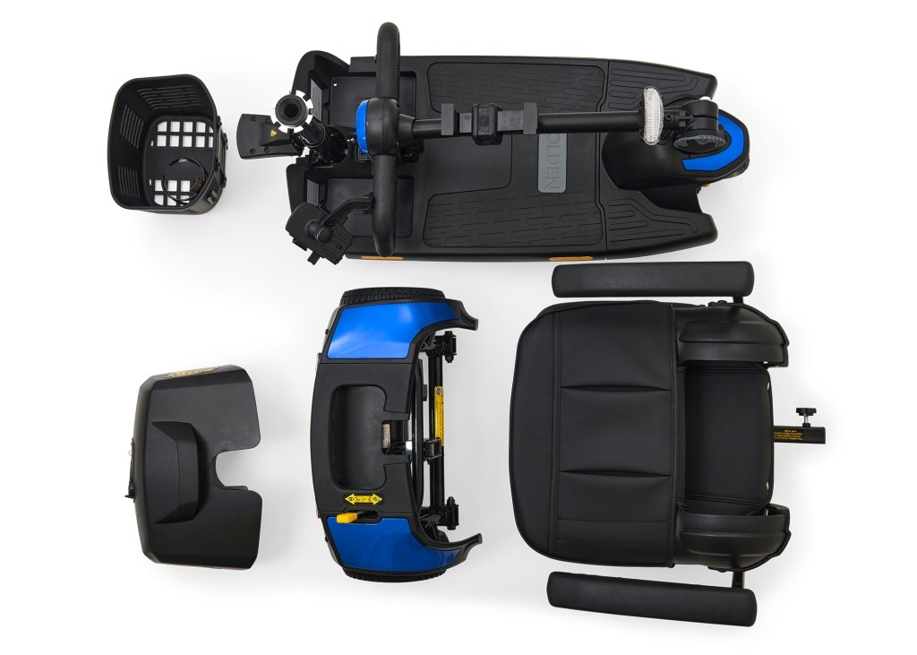 GB121B-SHZ Buzzaround XLS-HD 3 Wheel Mobility ScootersBlue