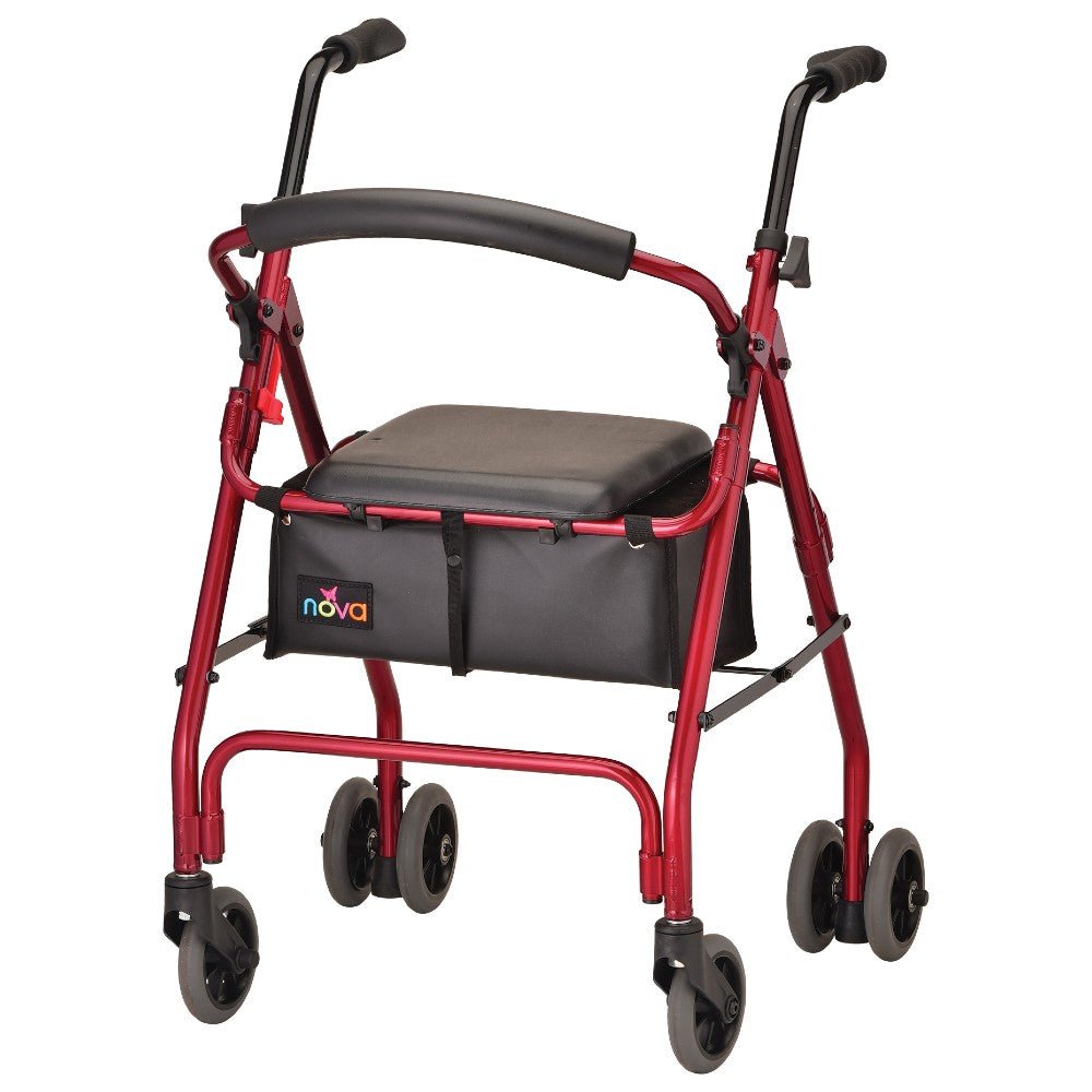 Cruiser Classic Rolling Walker Red