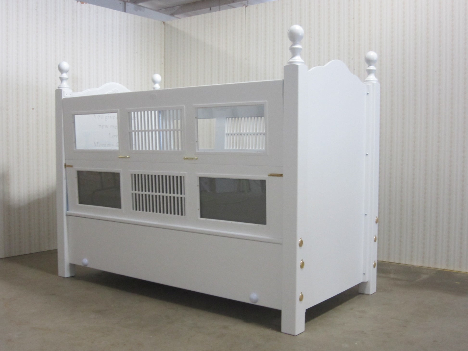 Dream Series Twin Size Bed with Fixed Height Bunkie BoardHigh Side