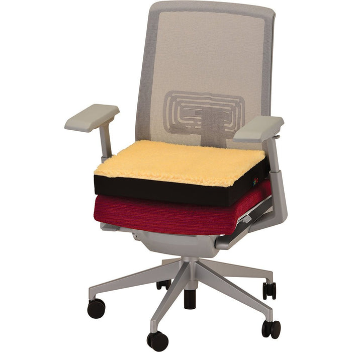 Gel Foam Seat Cushion with Fleece Top