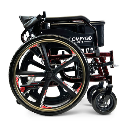X-1 Lightweight Manual WheelchairRedSpecial Edition