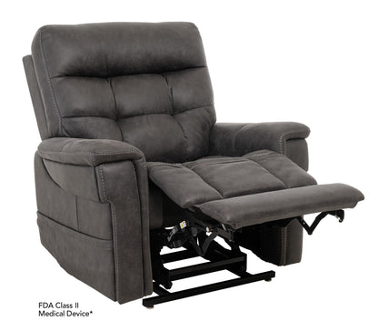 VivaLift! Radiance PLR-3955PW Petite Wide Lift Chair (FDA Class II Medical Device)Canyon Ocean