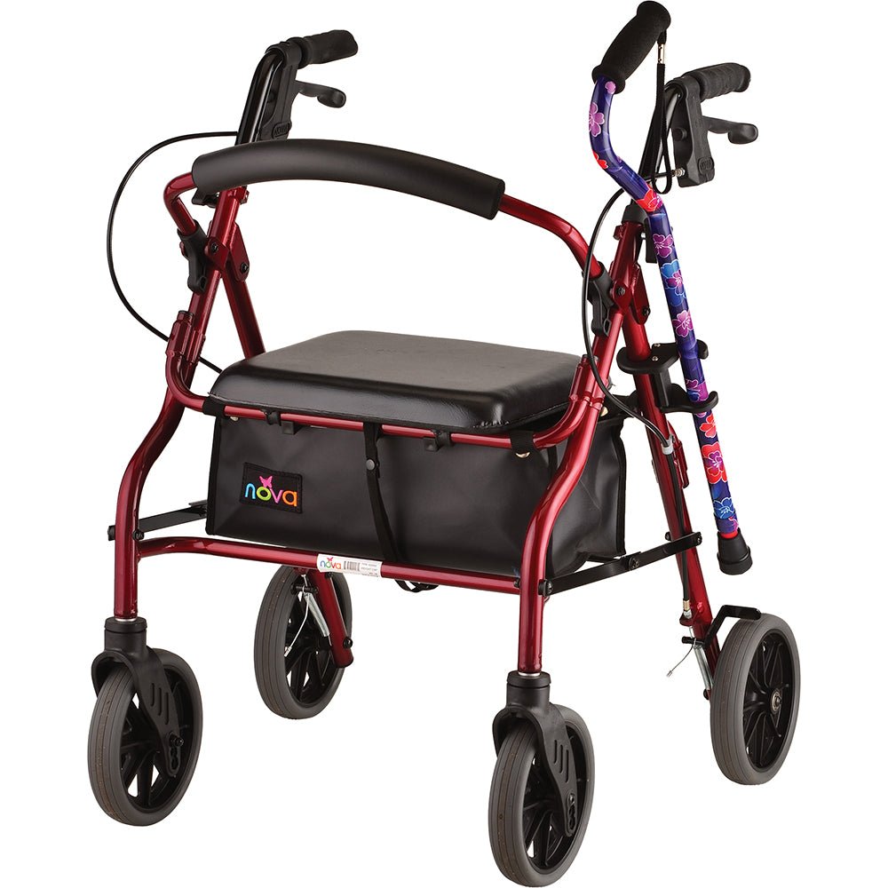 Cane Holder for Walkers & Rollators