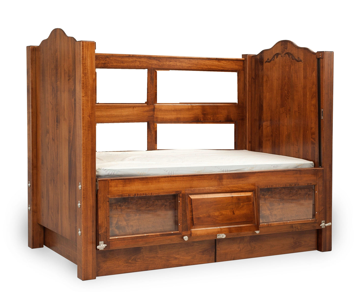 Dream Series Twin Size Bed with Fixed Height Bunkie BoardHigh Side