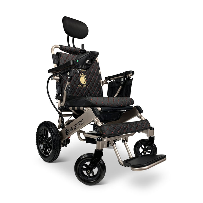 Majestic IQ-8000 12AH li-ion Battery Remote Controlled Lightweight Electric WheelchairBlueTaba17.5"