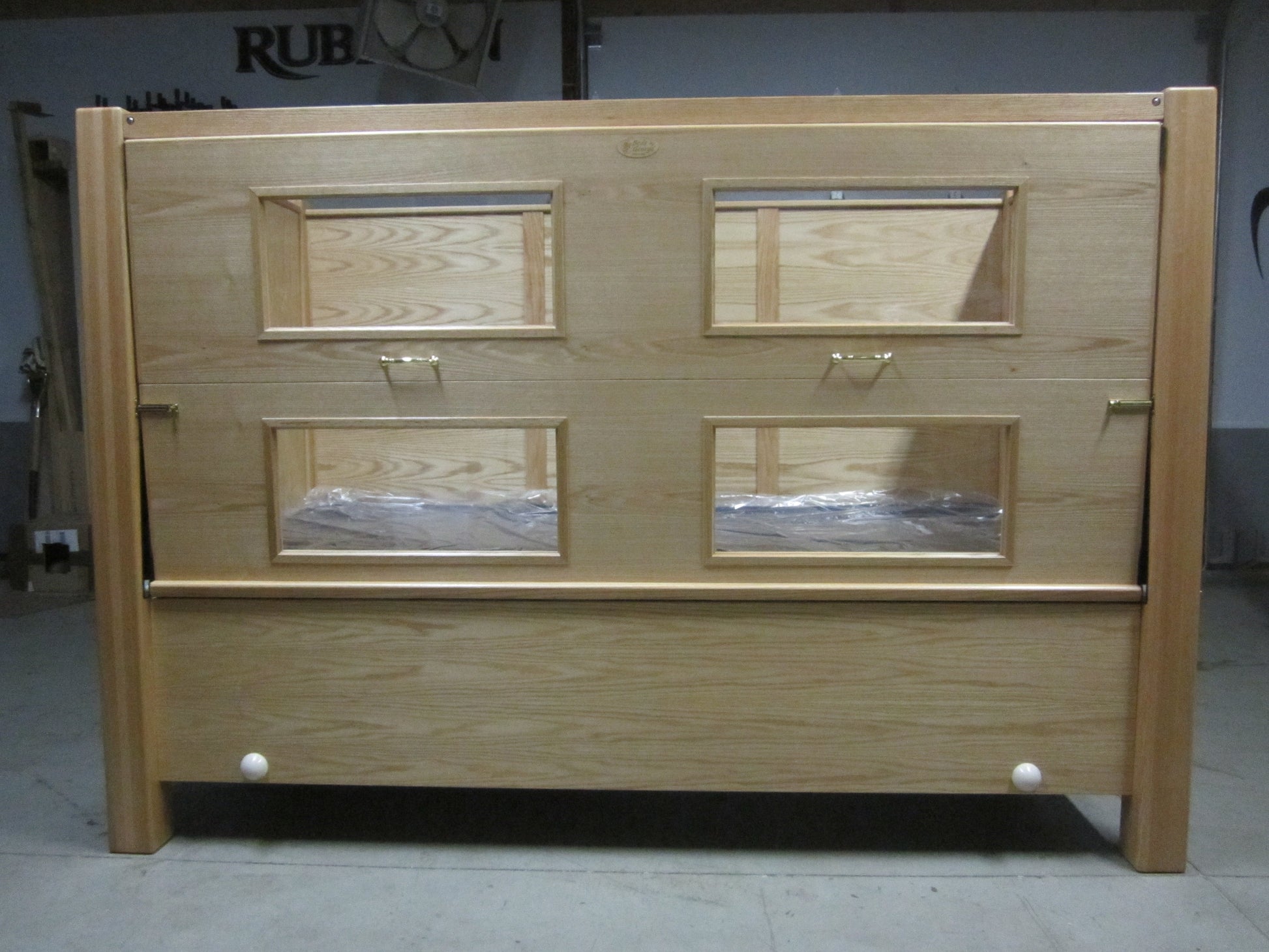 Slumber Series Twin Size Bed with Fixed Height Bunkie BoardHigh Side