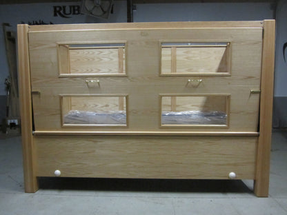 Slumber Series Twin Size Bed with Fixed Height Bunkie BoardHigh Side