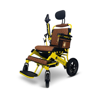 Majestic IQ-8000 12AH li-ion Battery Remote Controlled Lightweight Electric WheelchairYellowTaba20"