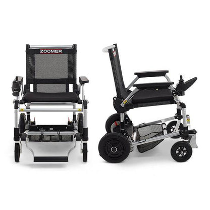 Zoomer Folding Power Chair Left- or Right-handed ControlBlack