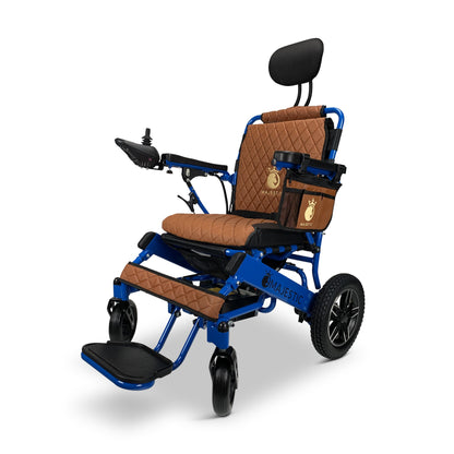 Majestic IQ-8000 20AH li-ion Battery Remote Controlled Lightweight Electric WheelchairBlueRed17.5"