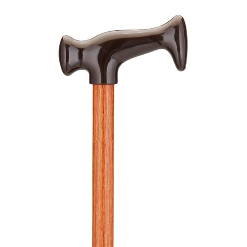 T-Grip Molded Handle CaneWalnut Grain