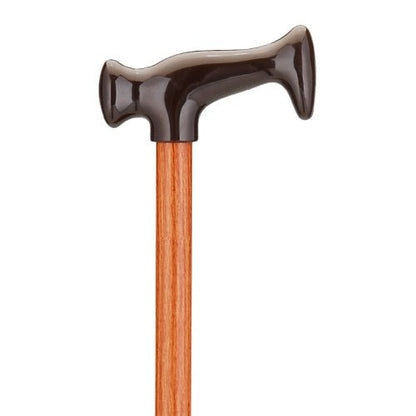 T-Grip Molded Handle CaneWalnut Grain