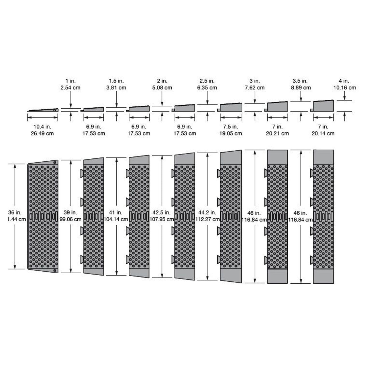Rubber Threshold Ramp Buy Harmar Online at Harmony Home Medical