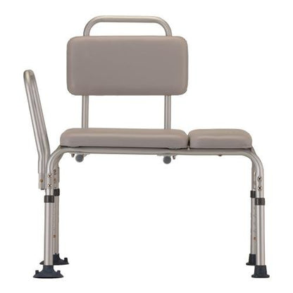Padded Transfer Bench with Back