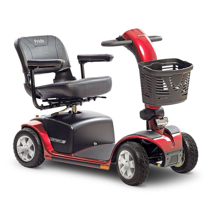Victory 10 Scooter with Batteries (FDA Class II Medical Device)Candy Apple RedFourU1
